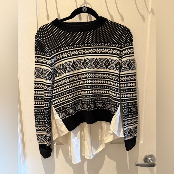 Veronica Beard Preppy Black and White Sweater Size XS - Picture 2 of 4